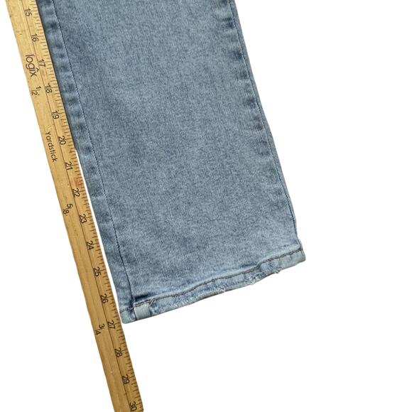 Flying Monkey Youth High Rise Cargo Jeans Size 12 Adjustable Waist Utility Denim - Picture 9 of 10